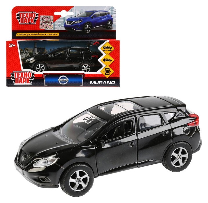 

Машина металлическая «Nissan Murano» 12 см, Чёрный