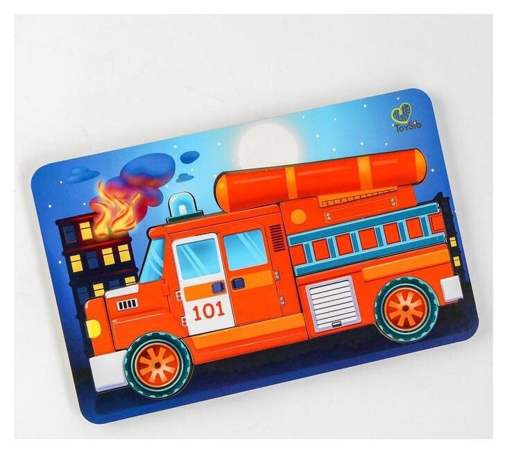 Пазл - конструктор Пожарная машина  