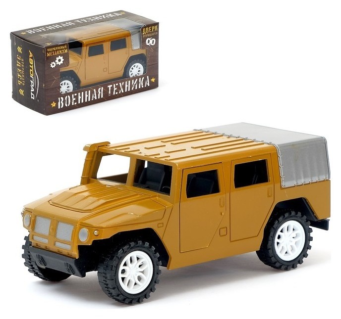 

Машина инерционная «Тигр Военный», Медный