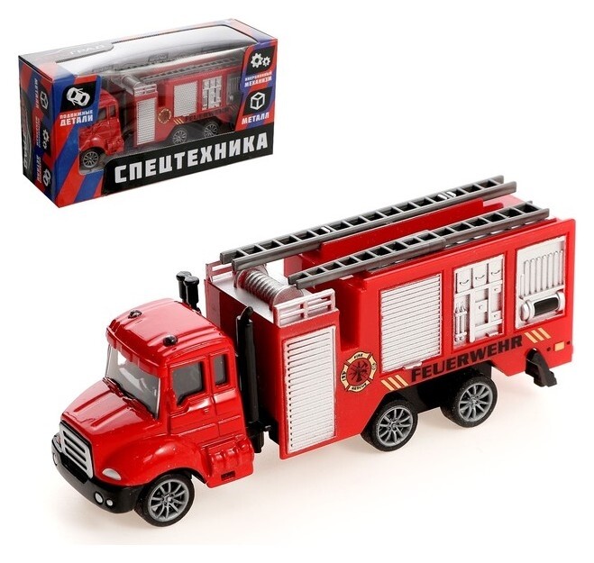 Машина металлическая «Пожарная служба»  Автоград