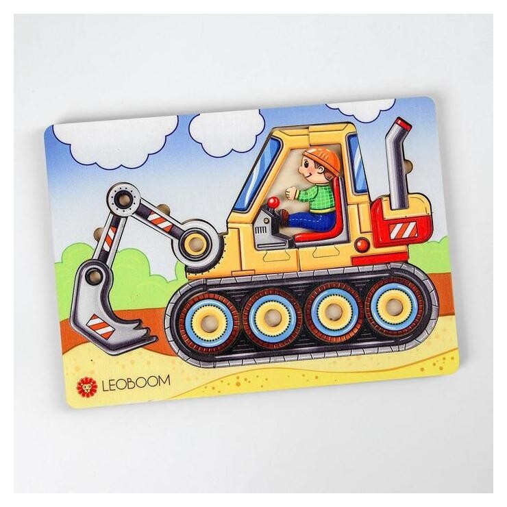 Пазл Экскаватор  Smile Decor