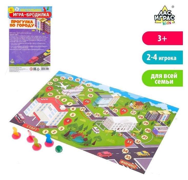 

Игра-бродилка Прогулка по городу