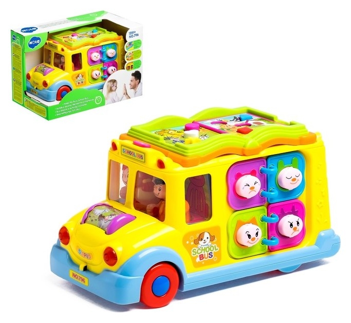 Развивающая игрушка Автобус, световые и звуковые эффекты