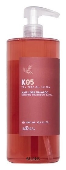 Шампунь против выпадения волос Kaaral KO5 трихологическая линия