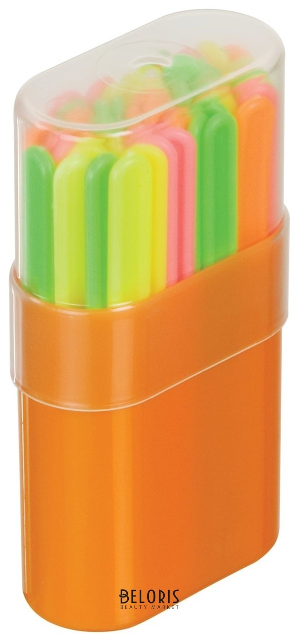 Счетные палочки 50 штук многоцветные, в пластиковом пенале Стамм