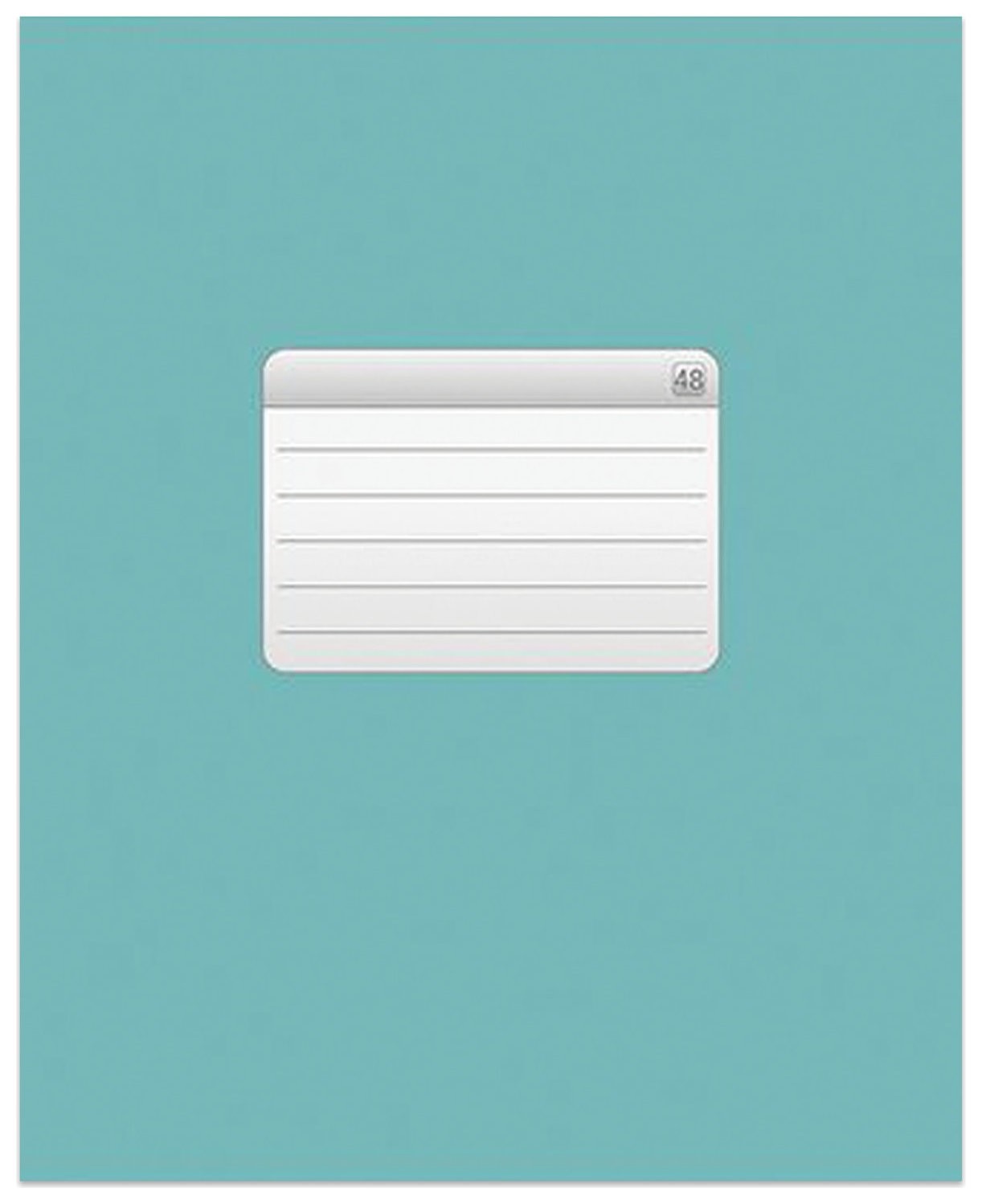 

Тетрадь 48 л. клетка голубая
