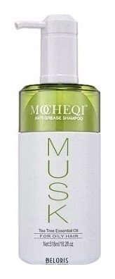 Шампунь для жирных волос с кератином и маслом чайного дерева Anti Grease Shampoo MOCHEQI MUSK