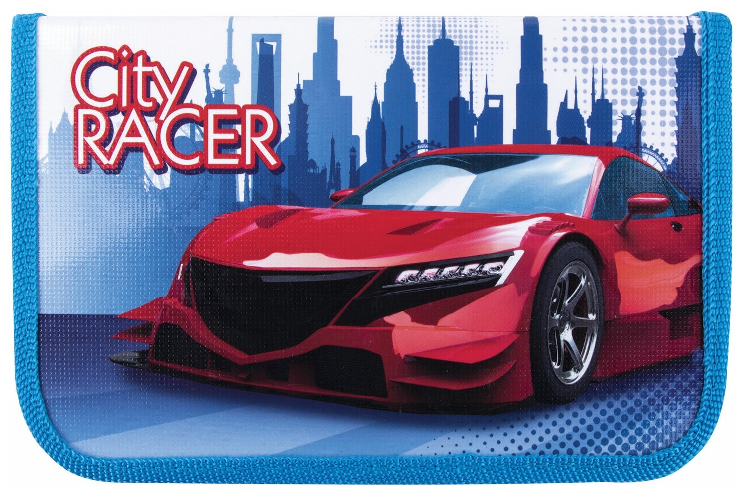 

Пенал 1 отделение, ламинированный картон, 19х11 см City Racer