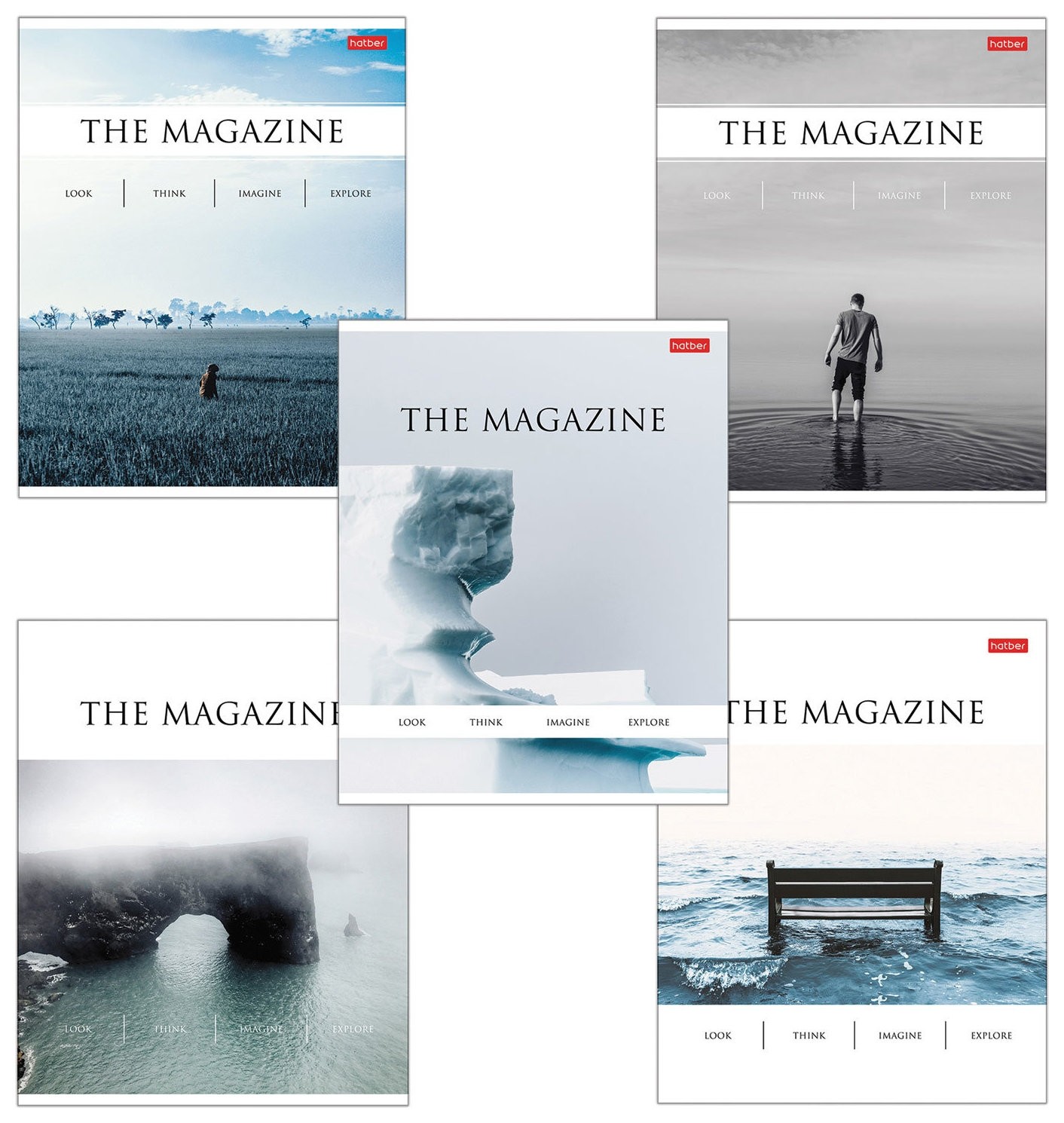 

Тетрадь в клетку 96 листов А5 The magazine