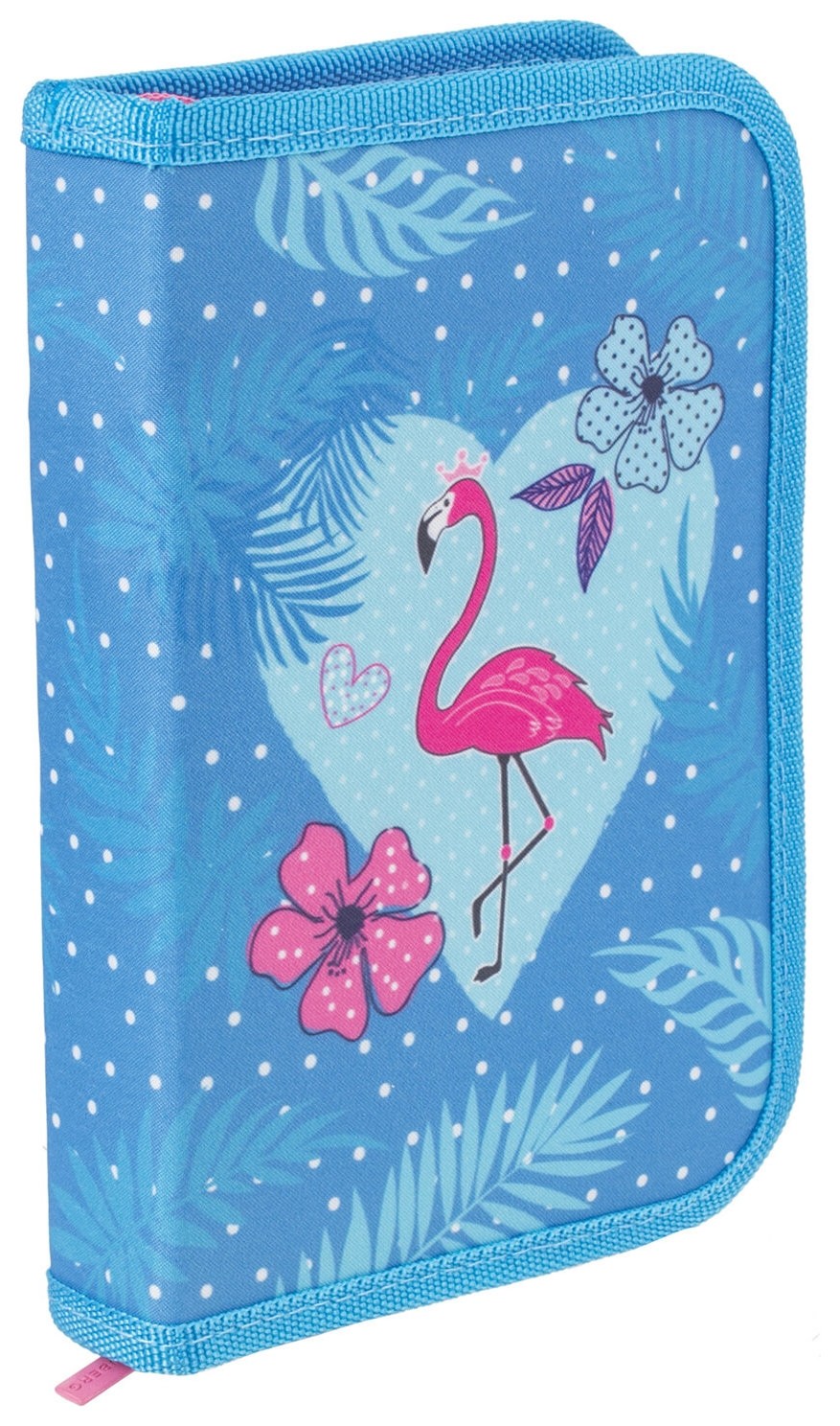 

Пенал с наполнением 1 отделение откидная планка Flamingo