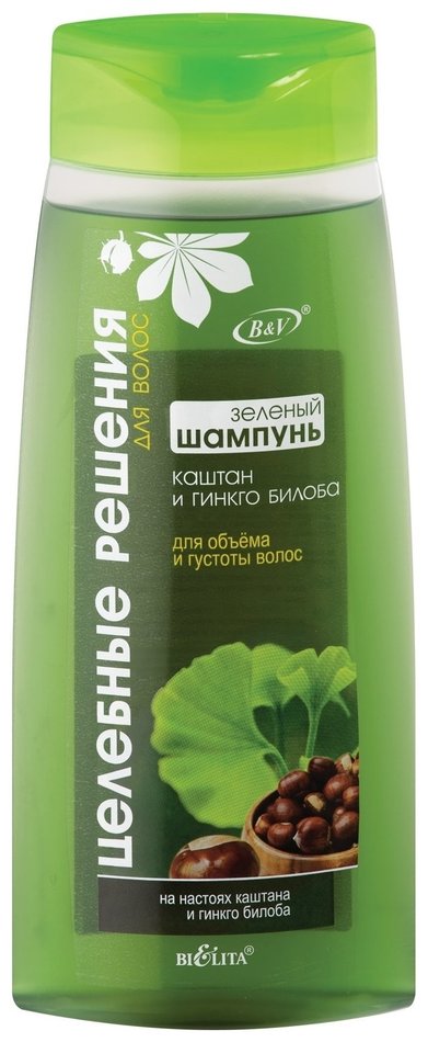 Отзыв на Шампунь для объема и густоты волос Каштан и гинкго билоба