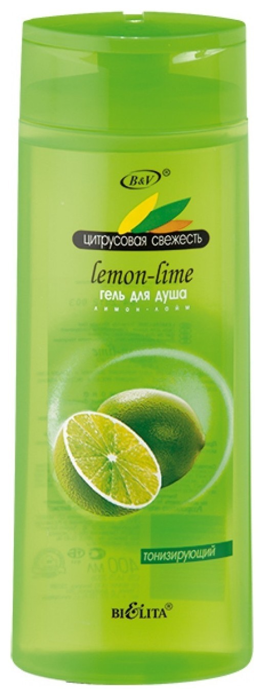 Гель для душа тонизирующий Лимон-лайм Lemon-Lime Белита - Витэкс