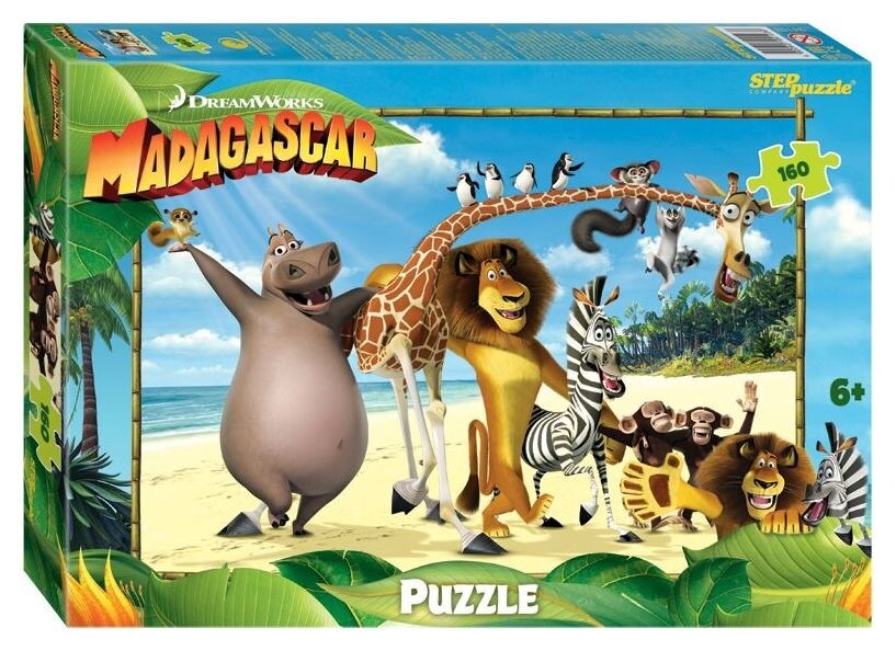 Пазл Мадагаскар, 160 деталей  Step puzzle