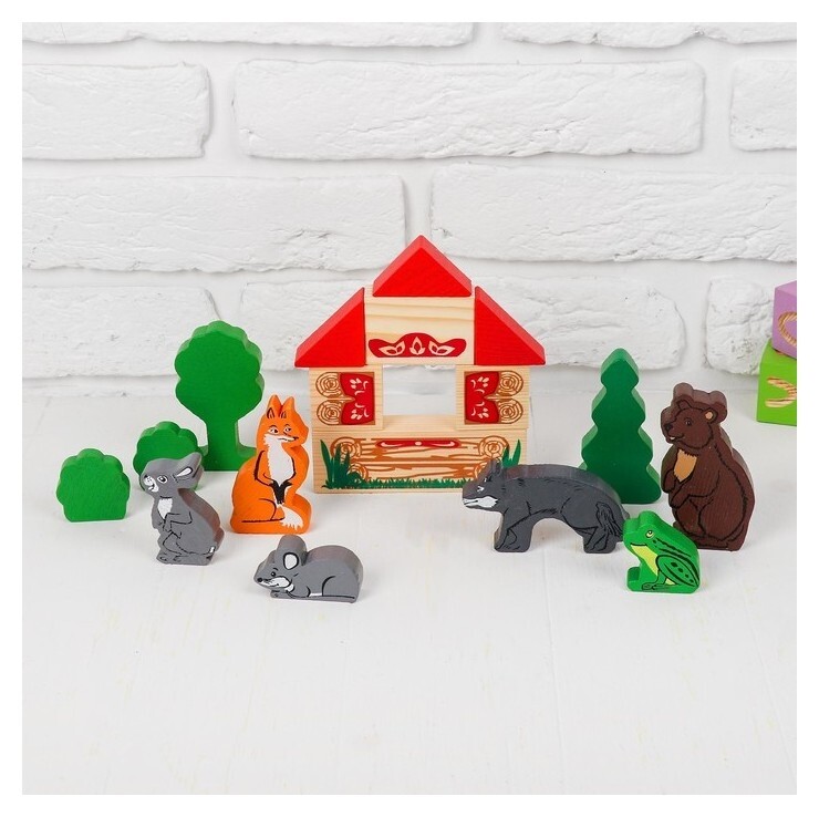 Конструктор Сказки Теремок 17 элементов  Томик