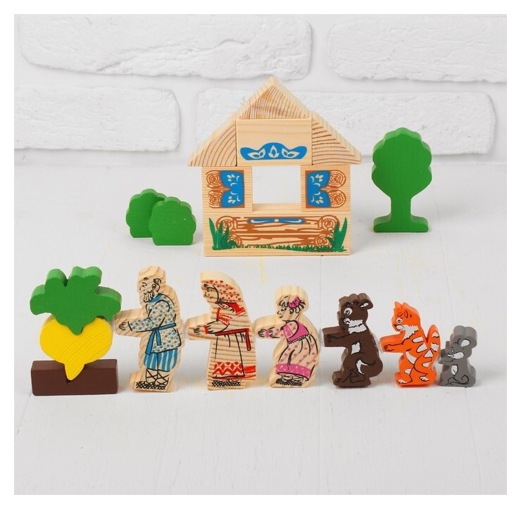 Конструктор Сказки Репка 19 элементов  Томик