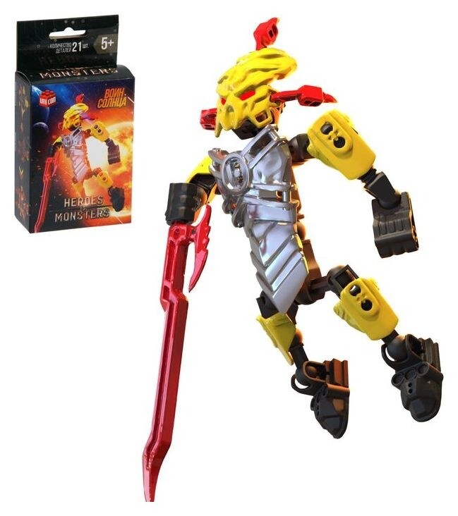 Конструктор-робот Воин Солнца 21 деталь  Unicon