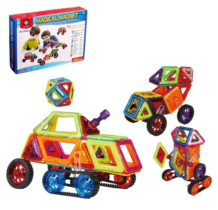 

Конструктор магнитный Магический магнит 46 деталей