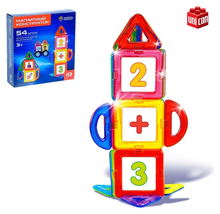 

Магнитный конструктор Magical Magnet 54 детали