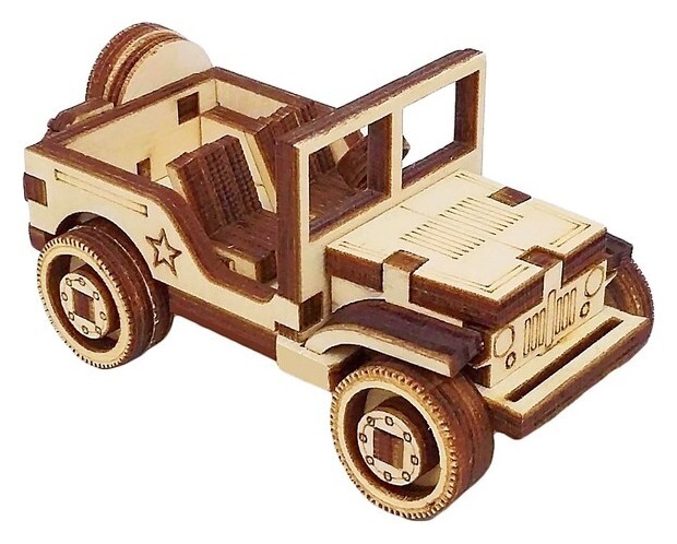 Конструктор Военный джип  Альтаир