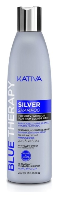 Шампунь нейтрализатор желтизны для осветленных и мелированных волос Kativa