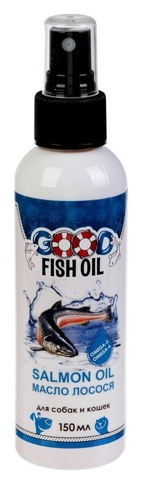 Масло лосося Good Fish Oil для собак и кошек, 150 мл Good fish