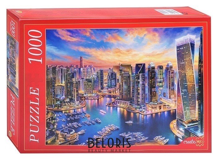 Пазл Небоскребы Дубая Рыжий кот (Red cat toys) Puzzle-1000