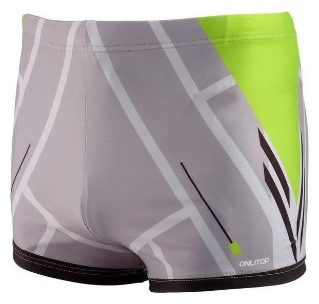 Плавки мужские для бассейна серые  Onlitop