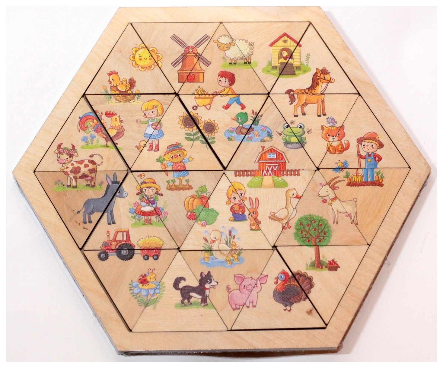 Пазл деревянный Ферма Десятое королевство