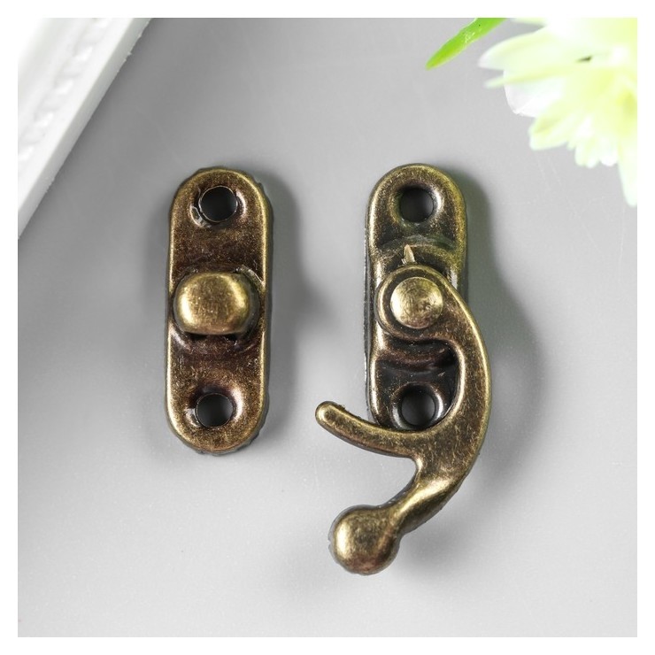 Замок металл для шкатулки "Классика" (набор 10 шт) 2,4х2,2х0,5 см отзывы