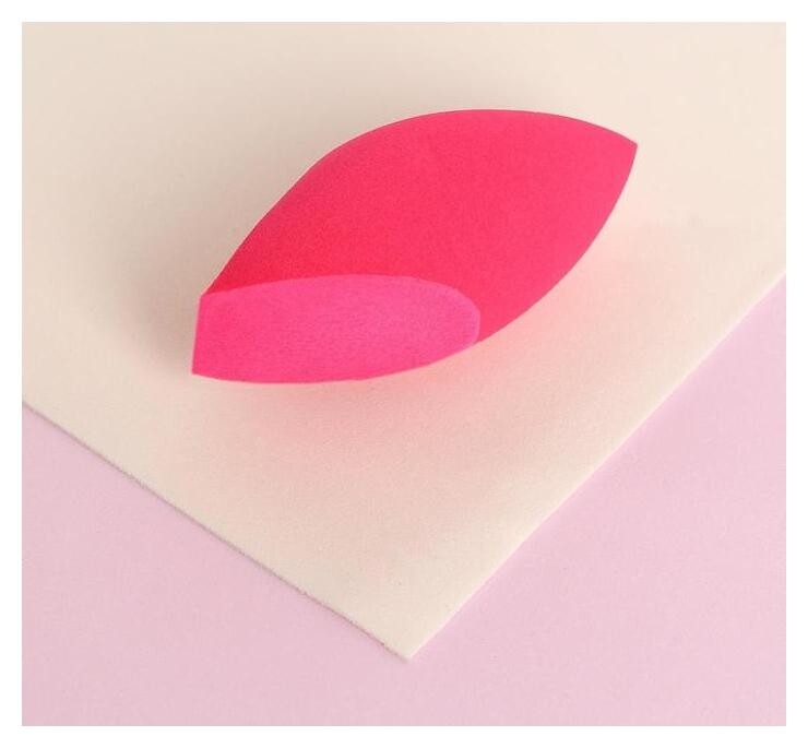 Спонж для нанесения косметики, 7 × 3,5 см, увеличивается при намокании, цвет розовый отзывы