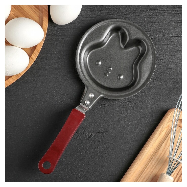 Сковорода «Заяц», 12 см, антипригарное покрытие Доляна