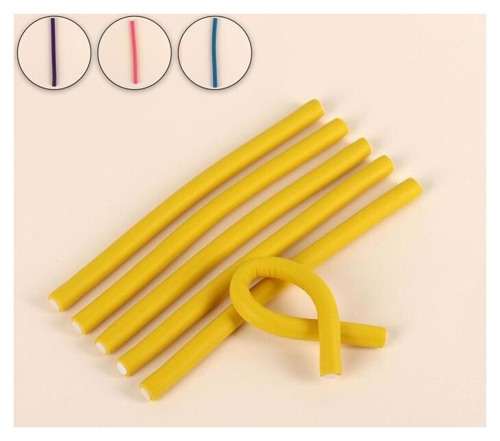 Бигуди «Бумеранг», D = 0,8 см, 18 см, 6 шт  Queen Fair