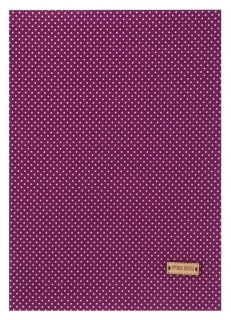 Ткань на клеевой основе «Фиолетовая в горошек», 21 х 30 см Арт узор