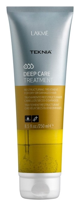 Интенсивное восстанавливающее средство, для сухих или поврежденных волос "Teknia Deep Care Treatment" Lakme