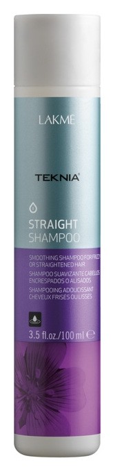 Шампунь для гладкости волос с нарушенной структурой или химически выпрямленных волос "Teknia Straight Shampoo" Lakme