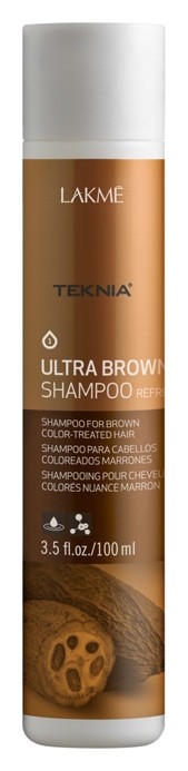 Шампунь для волос коричневых оттенков Teknia Ultra Brown Shampoo Refresh Lakme Teknia