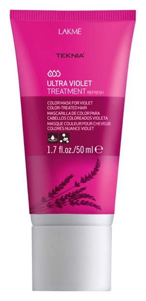 Средство, освежающее цвет волос, окрашенных в фиолетовые оттенки "Teknia Ultra Violet Treatment" Lakme