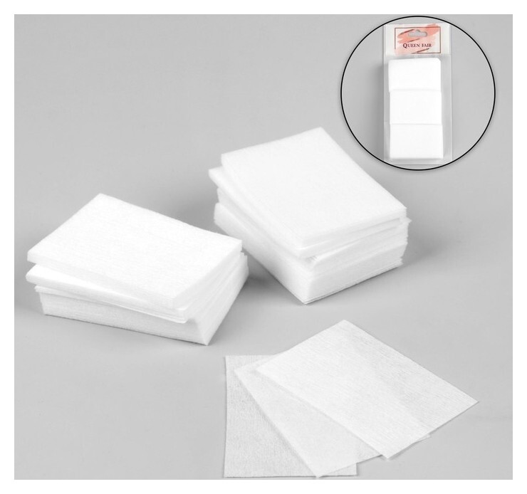 Салфетки для маникюра, безворсовые, 100 шт  Queen Fair