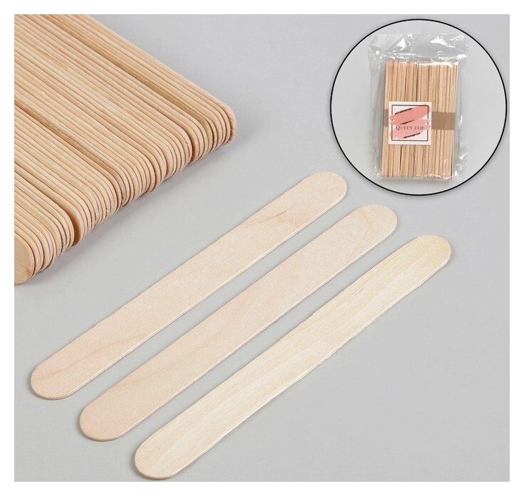 Шпатели для депиляции, деревянные, 14 × 1,6 см, 50 шт отзывы