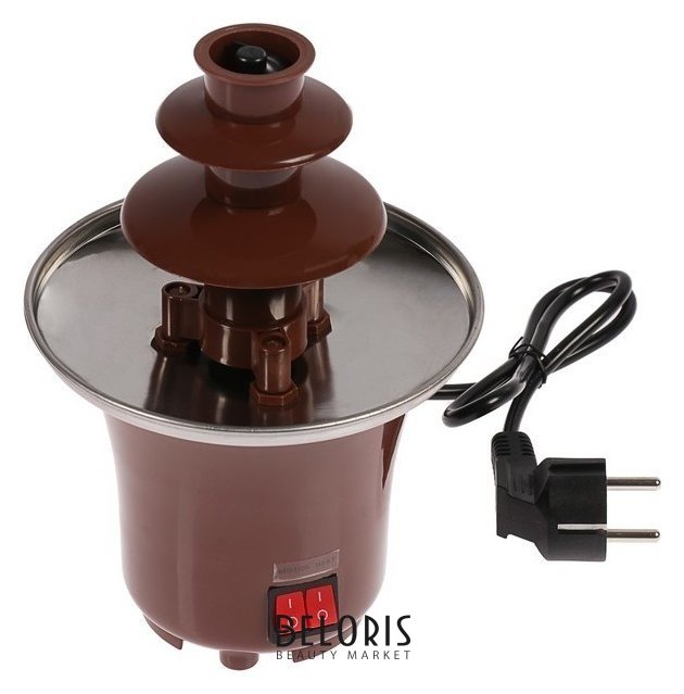 Шоколадный фонтан Luazon Lff-01, загрузка 0.7 кг, коричневый LuazON Home