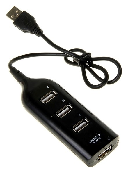 

Разветвитель USB (Hub), 4 порта USB 2.0, Микс