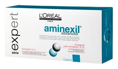 Ампулы против выпадения волос "Aminexil Advanced" L'oreal Professionnel