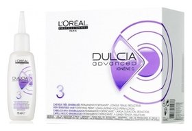 Лосьон для натуральных трудноподдающихся волос Долговременная завивка и разглаживание Dulcia №3 L'oreal Professionnel