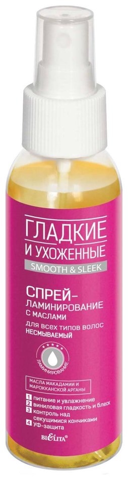 Отзыв на Спрей-ламинирование для всех типов волос несмываемый Гладкие и Ухоженные