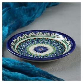 Тарелка плоская 15,5 см Риштанская керамика