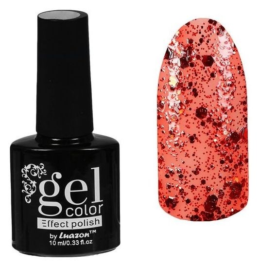 Тон 6602-36 Красный блестки Luazon