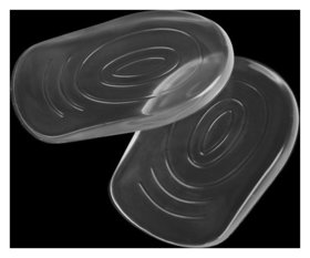 Подпяточники для обуви, с протектором, на клеевой основе, силиконовые, 9 × 6 см, пара, цвет прозрачный Onlitop
