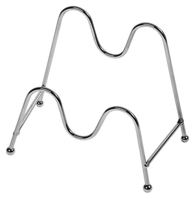 Подставка для крышек хромированная  Доляна