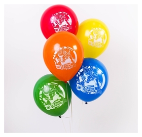 Воздушные шары «С днем рождения», человек-паук, 5 шт., 12" Marvel Comics