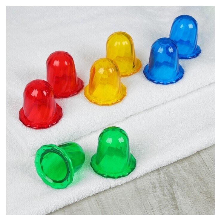 Массажёр антицеллюлитный «Банка», для интенсивного воздействия, 2 шт  Торг Лайнс